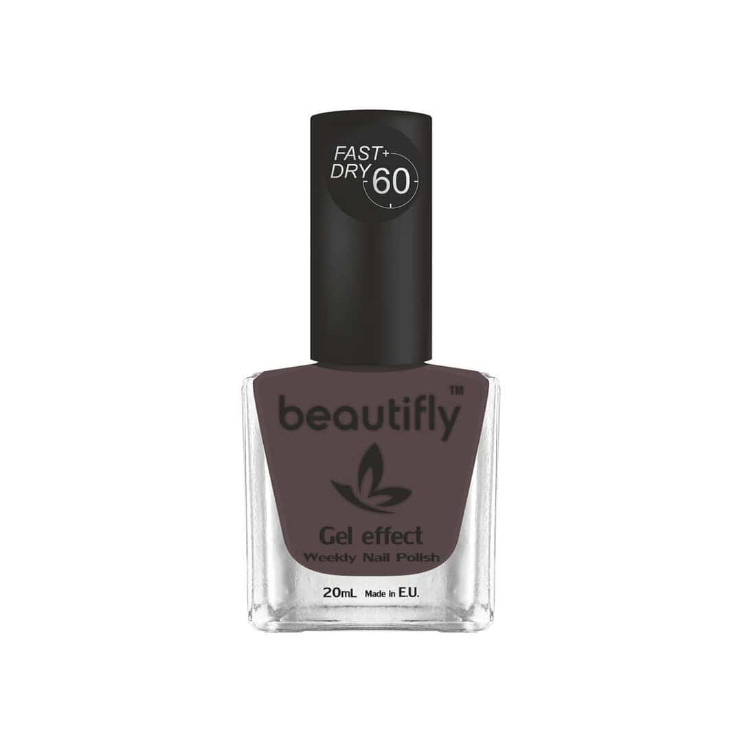 ts0055-(6)-W Βερνίκι νυχιών Beautifly Weekly Polish Gel Effect 20ml-sweet chestnut - Image 1