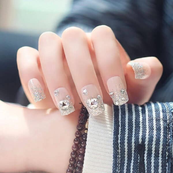 Strass για νύχια σε βαζάκι  Χρυσό - Image 2