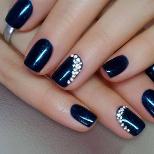 Strass για νύχια σε βαζάκι  Χρυσό - Image 3