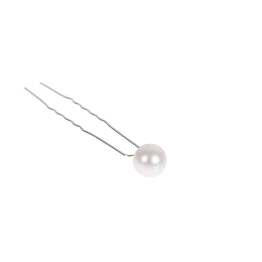 bridal-pin-pearl-white Νυφικό Τσιμπιδάκι- Φουρκέτα Λευκή Πέρλα - Image 1