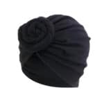 Γυναικείο  Μαλακό Τουρμπάνι  μαλλιών - Black donut (Μαύρο)