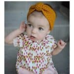 Σετ Μαμά- Κόρη Πλεκτή Μαλακή  κορδέλα μαλλιών - Black 0-10 χρονών - Image 4