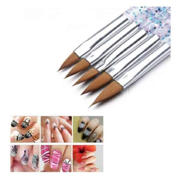 Σετ πινέλα nail art και ακρυλικού- σχεδίου σε 5 διαστάσεις - Image 4