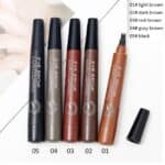 Μολύβι-Φρυδιών Tattoo αδιάβροχο με μεγάλη διάρκεια-03 Red Brown - Image 5