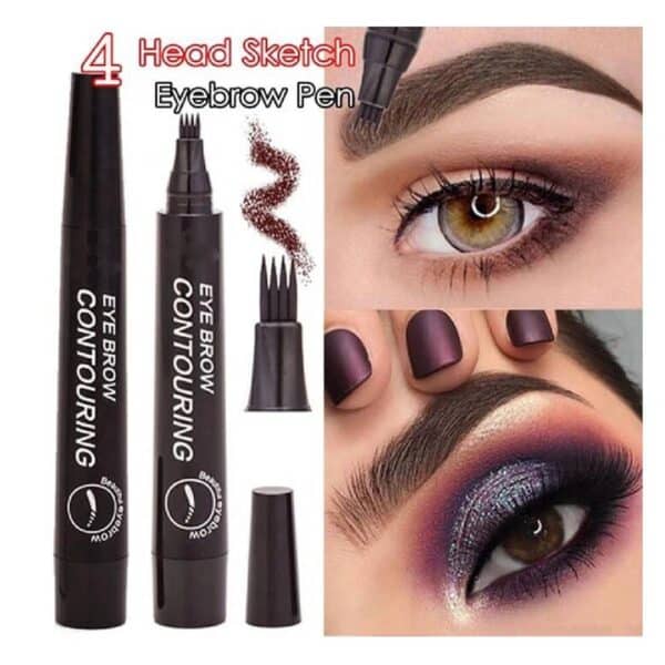 Μολύβι-Φρυδιών Tattoo αδιάβροχο με μεγάλη διάρκεια-01 Light Brown - Image 4