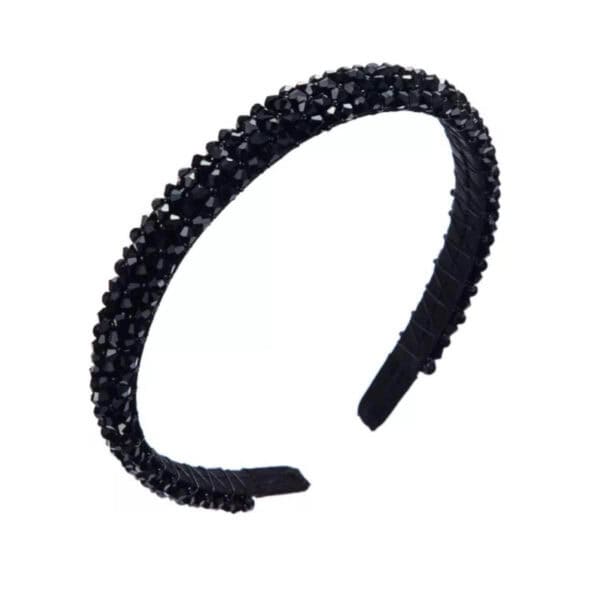 Γυναικεία-παιδική   Στέκα μαλλιών Crystal Black - Image 2