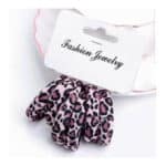 Σετ 6 τμχ λάστιχα μαλλιών ανθεκτικά animal print Leopard - Image 2