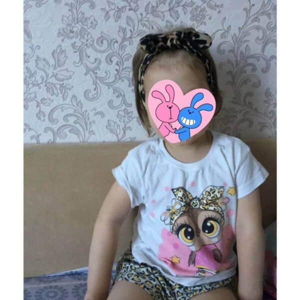 Σετ Μαμά- Κόρη Leopard Μαλακή  κορδέλα μαλλιών animal Print - Image 4