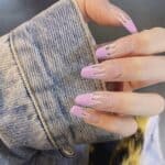 Press-on Nails Ψεύτικα νύχια σετ nail art 24 Τμχ  + 1 κόλλα- 08 - Image 2