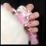 Press-on Nails Ψεύτικα νύχια σετ nail art 24 Τμχ με κόλλα + 1 extra κόλλα- 03 - Image 2