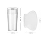 Jelly Stamper Σιλικόνης με scrapper για nail art - Image 3