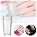 Jelly Stamper Σιλικόνης με scrapper για nail art - Image 2