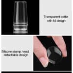 Jelly Stamper Σιλικόνης με scrapper για nail art - Image 6