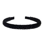 Γυναικεία-παιδική   Στέκα μαλλιών Crystal Black