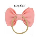 Παιδική- Βρεφική Μαλακή κορδέλα μαλλιών με φιόγκο 4,50 inches 0-5 χρονών  Baby blue - Image 5