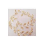 Νυφικό '' σύρμα '' με φύλλα και πέρλες αρχαιοελληνικό design σε χρυσό χρώμα 60cm