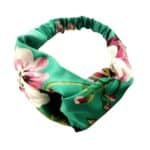 Γυναικεία  Μαλακή  Σατέν κορδέλα μαλλιών Flower Green