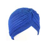 Γυναικείο Υφασμάτινο  Μαλακό Τουρμπάνι  μαλλιών strass blue ( Μπλε)