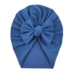 Βρεφικό- Παιδικό τουρμπάνι μαλλιών λουλούδι  blue (μπλε)