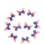Παιδικό  Clip -Κοκαλάκι μαλλιών Πεταλούδα Purple-Blue - Image 2