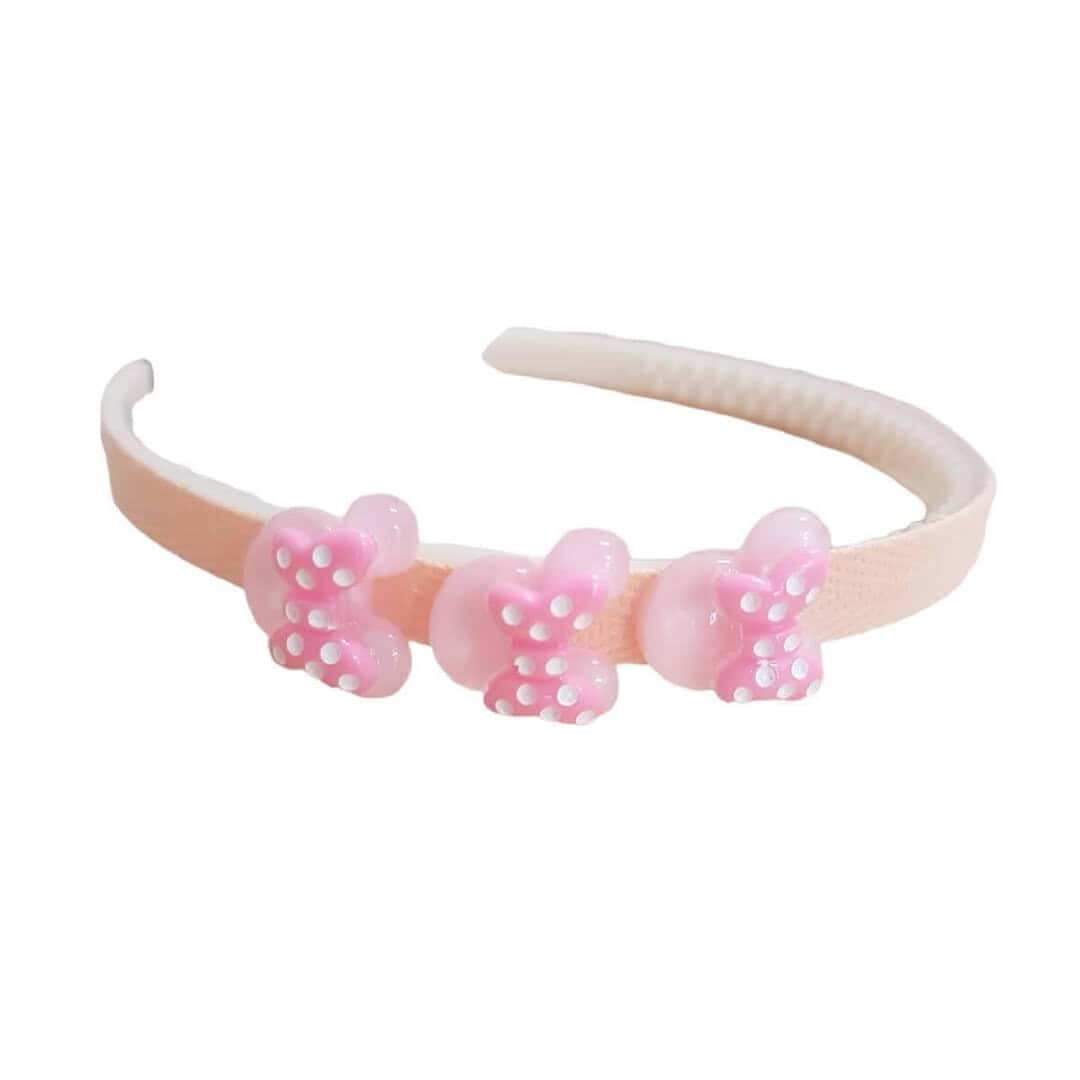 pink-minnie-headband Παιδική Στέκα Μαλλιών Minnie bows Pink - Image 1