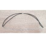 Νυφική αλυσίδα με κρύσταλλα σε ασημί χρώμα τύπου κορδέλα 22cm - Image 2