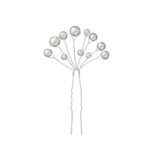 Νυφικό Τσιμπιδάκι- φουρκέτα πέρλες 2 μεγέθη ασημί