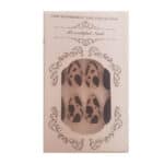 Press-on Nails Ψεύτικα νύχια σετ nail art 24 Τμχ  + 1 extra κόλλα- Black Print