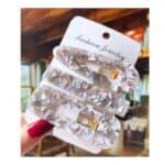 Γυναικείο fashion clip resin - κοκαλάκι μαλλιών retro - Grey Marble 02 - Image 2