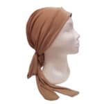 Γυναικείο Υφασμάτινο  Τουρμπάνι  μαλλιών Sand Beige Long ( μπεζ)