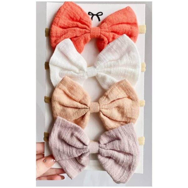 Σετ 4τμχ Παιδική- Βρεφική Μαλακή κορδέλα Fashion Light  0-8 χρονών - Image 2