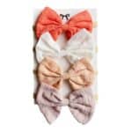 Σετ 4τμχ Παιδική- Βρεφική Μαλακή κορδέλα Fashion Light  0-8 χρονών