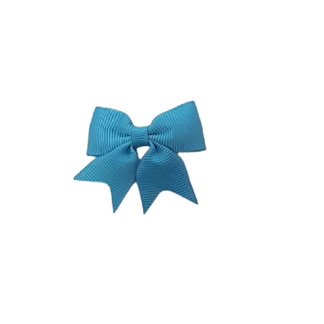 blue-bow-clip-girl (1) Παιδικό Clip -Κοκαλάκι μαλλιών φιογκάκι - Blue - Image 1