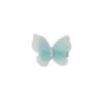 Παιδικό  Clip -Κοκαλάκι μαλλιών Πεταλούδα pearls - Green