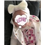 Παιδική- Βρεφική Μαλακή κορδέλα μαλλιών Rib με μεγάλο φιόγκο 13cm 0-8 χρονών Golden - Image 4