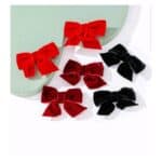 Σετ 2 τμχ Παιδικό  Clip -Κοκαλάκι μαλλιών φιογκάκι Black - Image 2