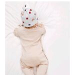 Σετ Βρεφικό Μαλακό τουρμπάνι με γάντια 0-4 μηνών Grey - Image 4