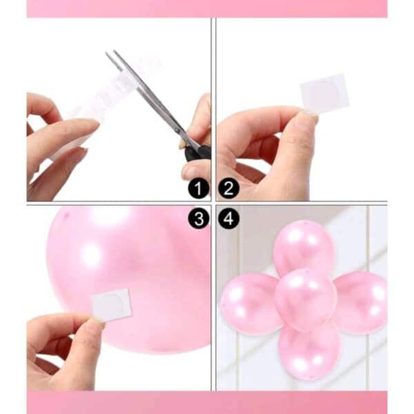 Κόλλα μπαλονιών σε μορφή dot -1 ρολάκι 100 Dots - Image 3