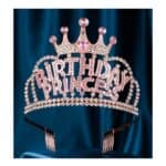 Παιδική- Γυναικεία κορώνα Πάρτυ Γενεθλίων Birthday Princess Ροζ με strass - Image 2