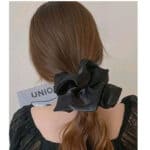 Scrunchies-Κοκαλάκι λάστιχο μαλλιών Xlarge Black - Image 2
