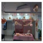 Σετ 45 τμχ Μπαλόνια Πάρτυ Γενεθλίων   , curtains και Happy Birthday banner - Rose Gold - Image 7