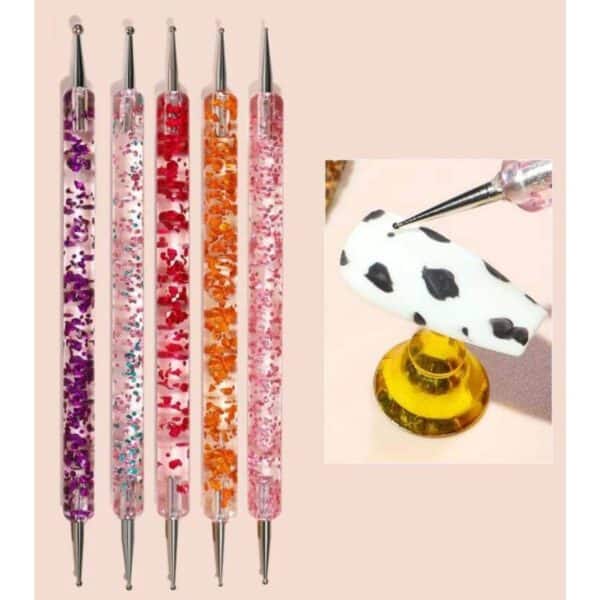 Εργαλεία nail art Dotting 5 διαστάσεις - Image 2