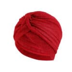 Γυναικείο Υφασμάτινο  Μαλακό Τουρμπάνι  μαλλιών Dark Red  (κόκκινο)