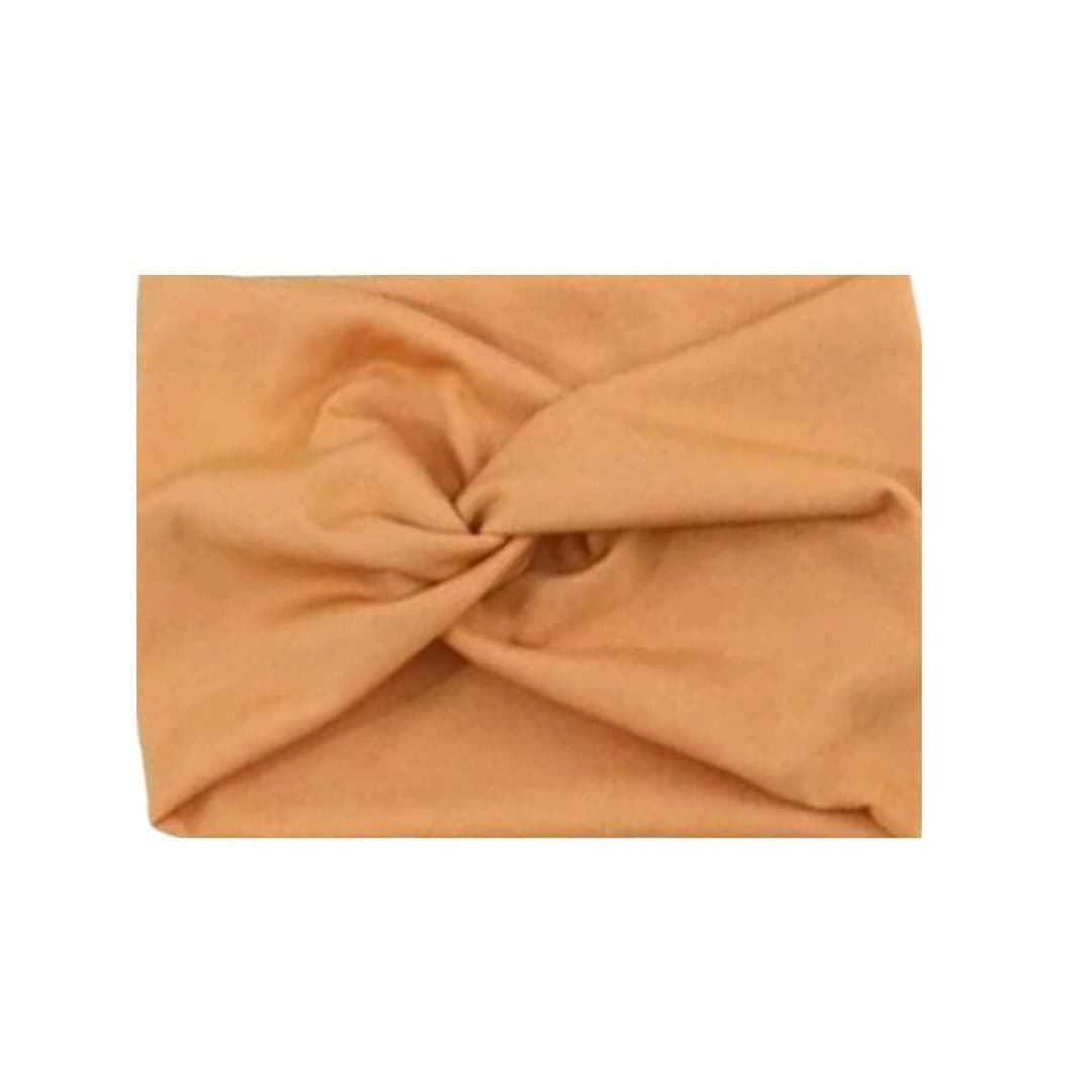 gold-woman-headbnad-soft Γυναικεία Μαλακή κορδέλα τύπου μπαντάνα Caramel - Image 1