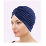 Γυναικείο Υφασμάτινο  Μαλακό Τουρμπάνι  μαλλιών navy blue ( Μπλε) - Image 2