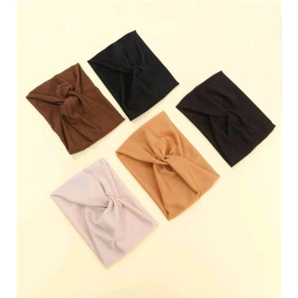 Γυναικεία  Μαλακή κορδέλα τύπου μπαντάνα Brown - Image 2