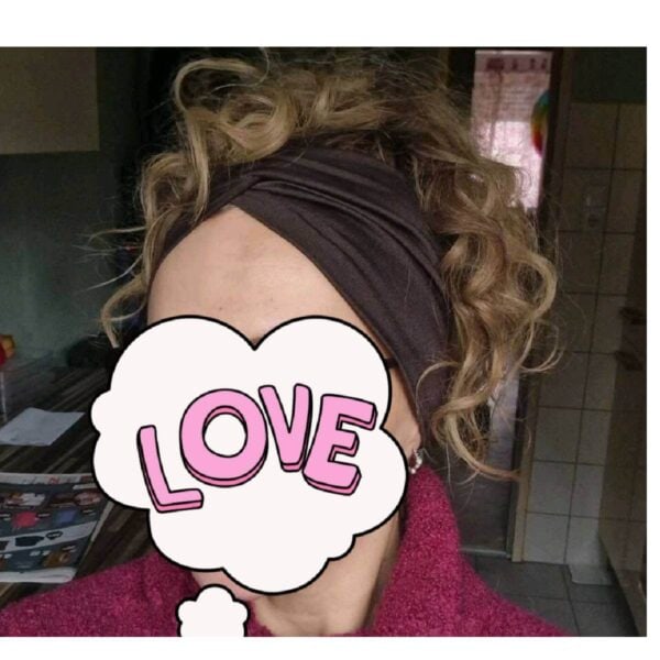 Γυναικεία  Μαλακή κορδέλα τύπου μπαντάνα Black ( μαύρο) - Image 2