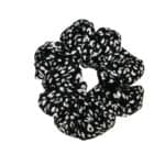 Scrunchies-Κοκαλάκι λάστιχο μαλλιών Xlarge Black White Spots