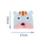 Βρεφικό Μαλακό σκουφάκι τουρμπάνι  0-4 μηνών για αγόρι και κορίτσι Cartoon Τiger - Image 2