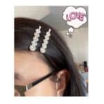 Σετ 2 τμχ Νυφικό κλιπ - τσιμπιδάκι με κρυσταλλάκια σε ασημί χρώμα - Image 3